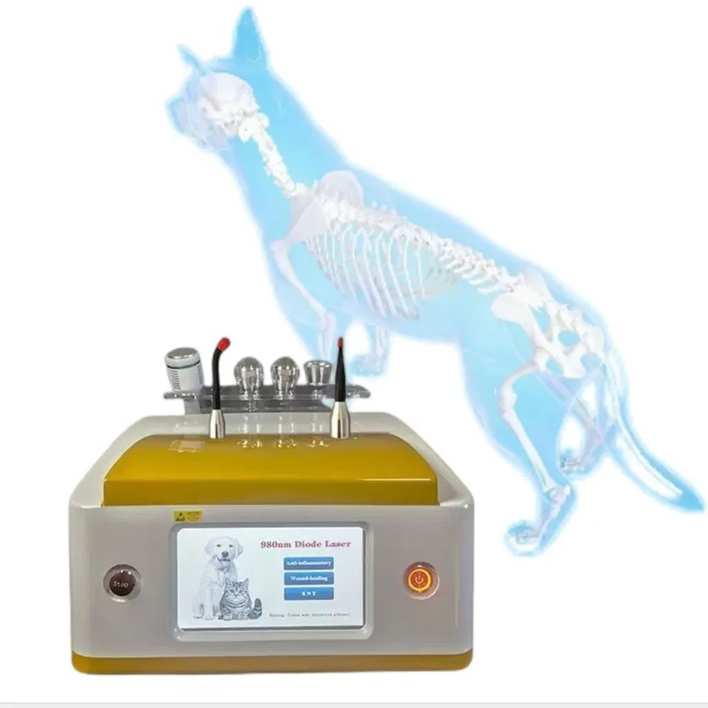 Class IV Cold Laser 980nm Red Light Therapy Pet Pain Relief Animal Hospital Use Veterinary Laser Therapy Equipment
