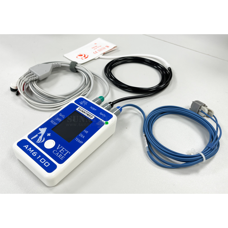 Sy-Am6100 Animal Bedside Patient Monitor Veterinary Portable Vet Multiparameter