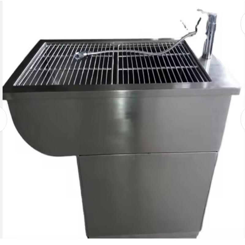 Pet Veterinary Stainless Steel Animal Disposal Dog Grooming Operating Surgical Table