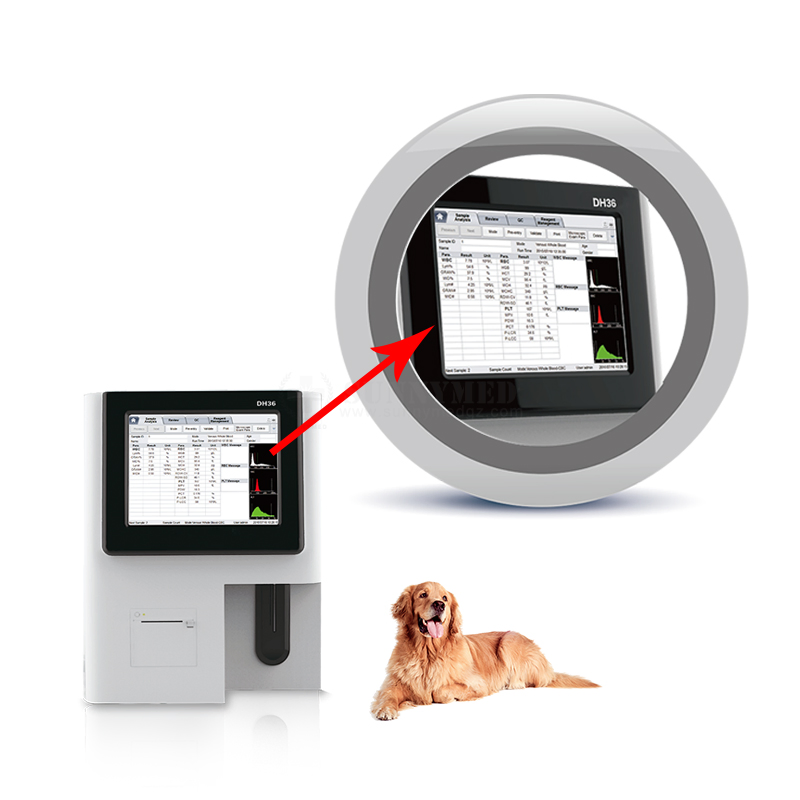 Syb-Dh36vet Veterinary 3 Part Vet Auto Hematology Analyzer Veterinary Blood Analyzer Cbc Machine Bc