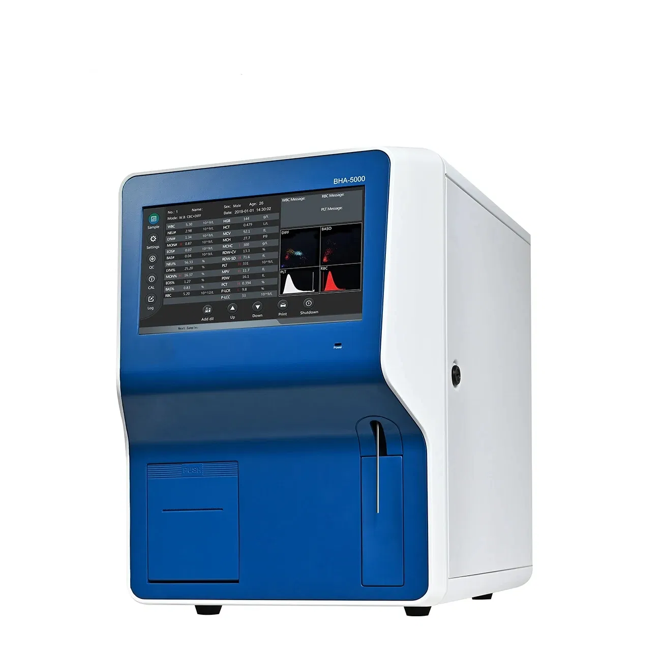Multi-Function Fully Automated Hematology Analyzer Veterinary Medical Equipment Chemical Blood Tester