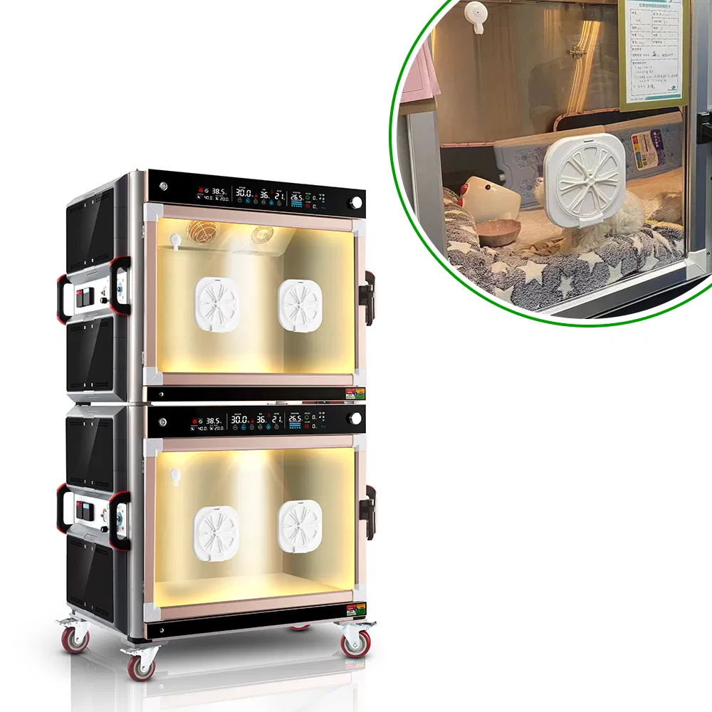 Professional High Quality Veterinary Equipment Pet ICU Cages with Oxygen