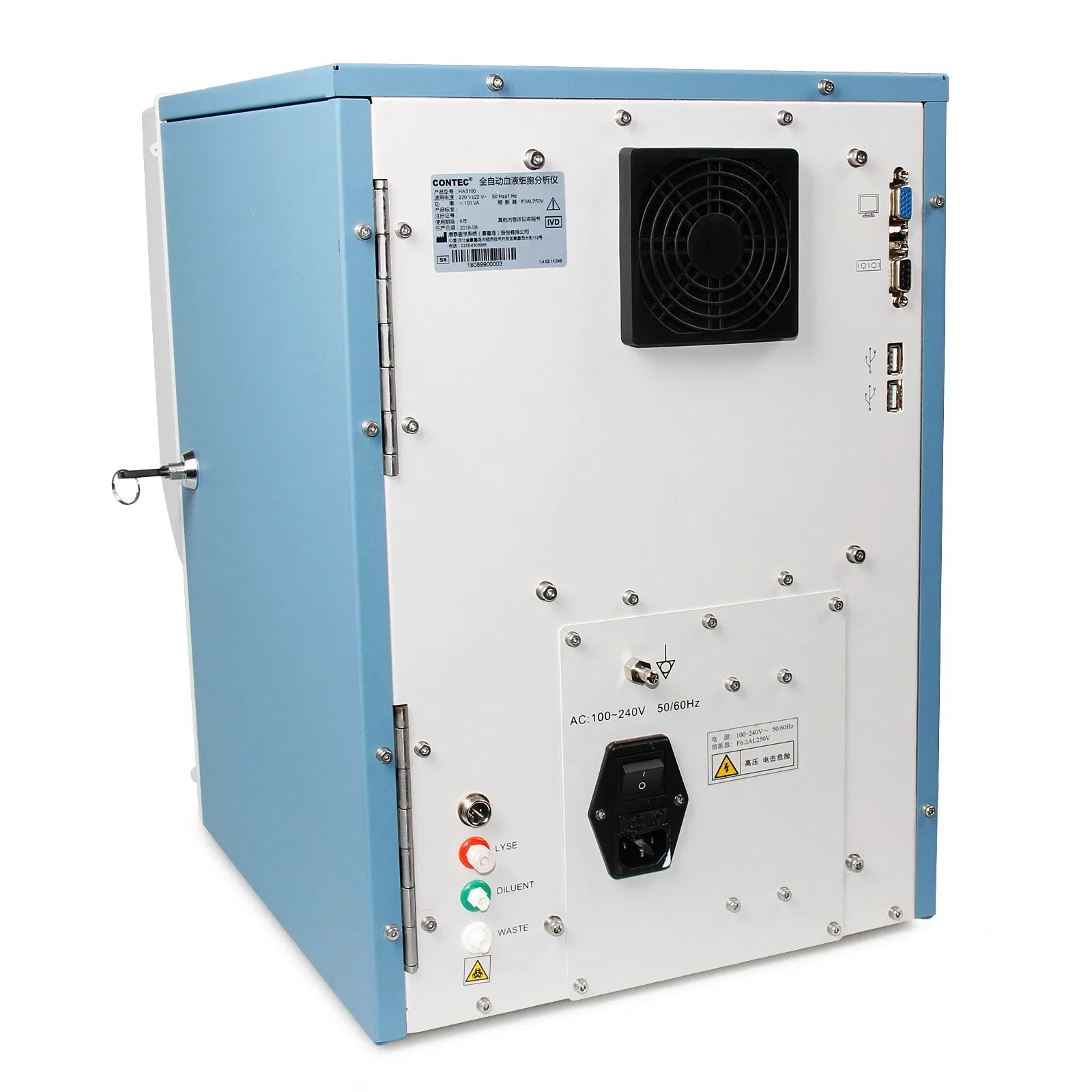 Contec Ha3100-Vet Veterinary Instrument Biochemistry Analyzer Price Animal Hematology Analyzer