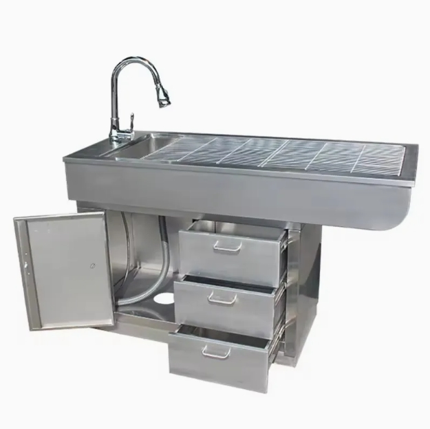 Et Multi-Functional Veterinary Instrument Pet Examination Table with Drawer for Big Dogs