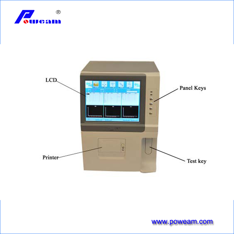 3 Parts Veterinary Table Top Auto Hematology Analyzer