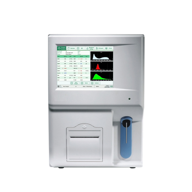 Cbc Blood Test Machine Auto Hematology Analyzer Veterinary Fully Automated Hematology Analyzer 5 Part Ha-6610