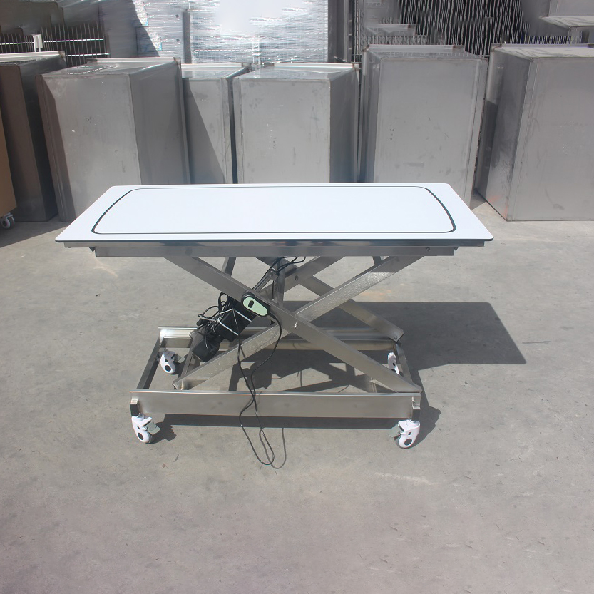 Stainless Steel Electric Lifting Veterinary Clinic Table Pet Examination Table with Battery Tables