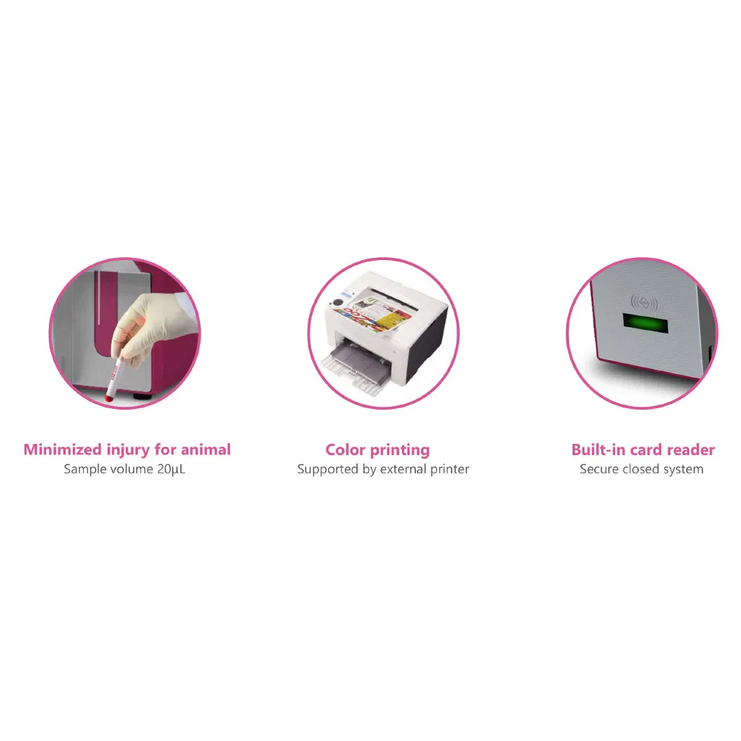 Wvh50 Good Quality Portable Veterinary 5 Part Auto Vet Hematology Analyzer