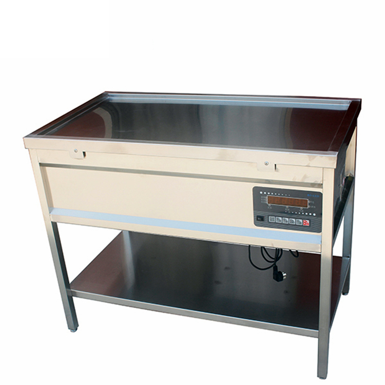 Veterinary Equipment Stainless Steel Examination Table with Scale for Animal Assessments