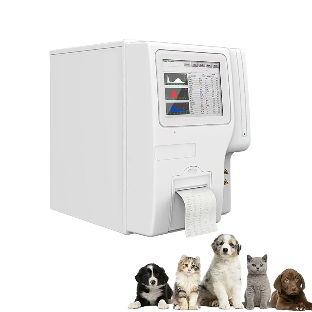 Veterinary Cbc Analyzer 3-Part Fully Automated Blood Animal Hematology Analyzer