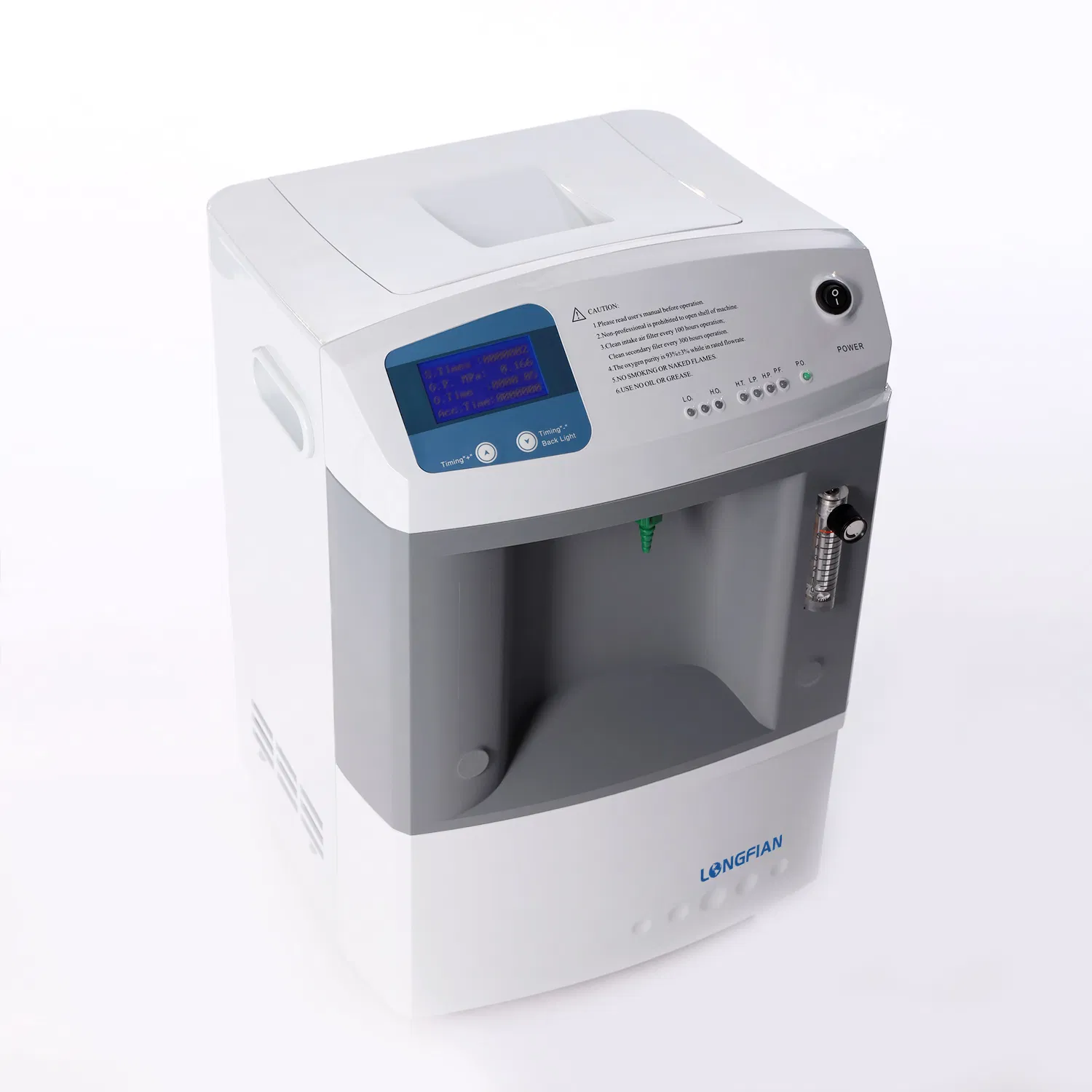 High-Performance 10 Lpm Veterinary Oxygen Concentrator with Anesthesia