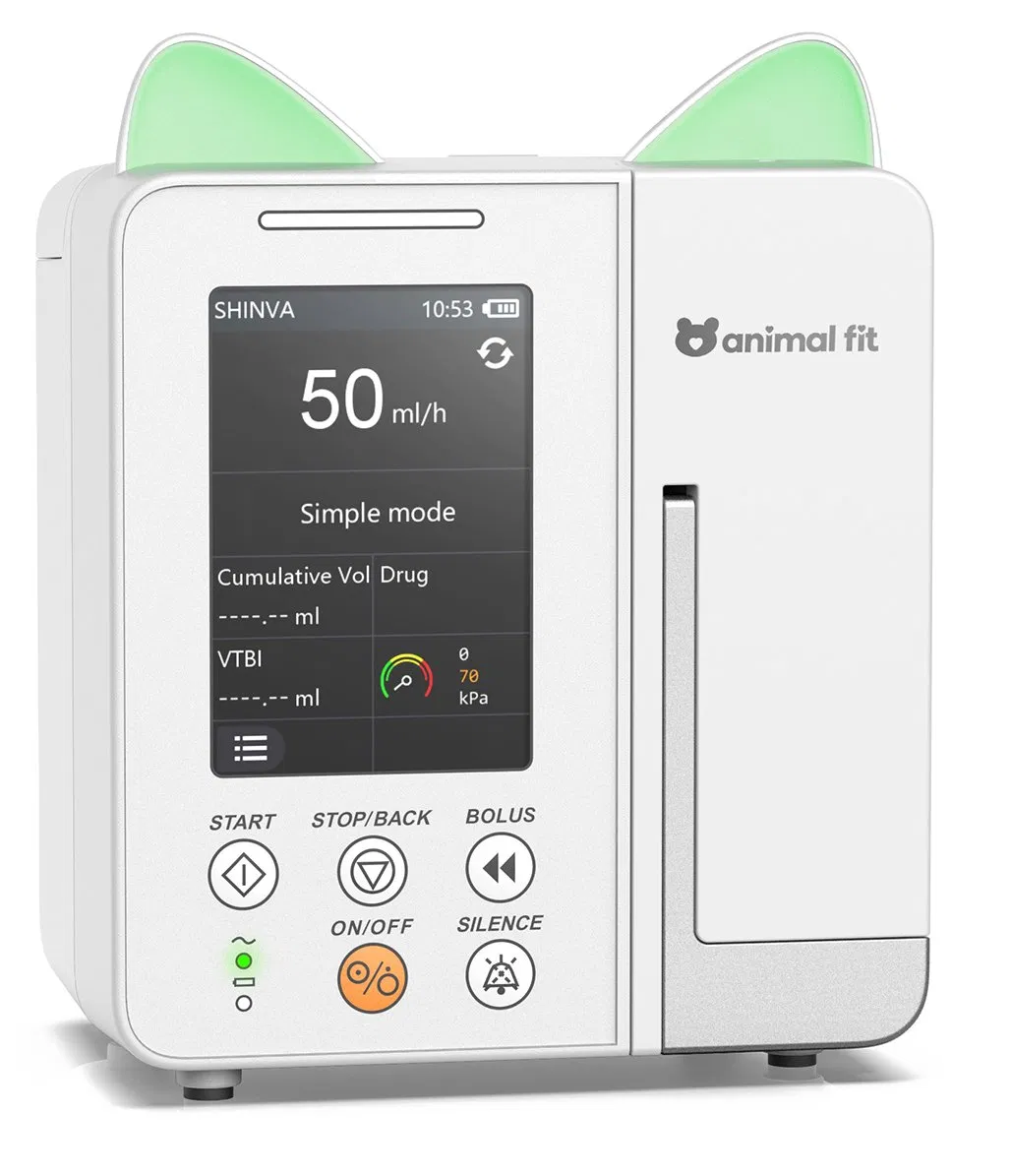 Portable 2.8 Inch LCD Veterinary Volumetric Infusion Pump