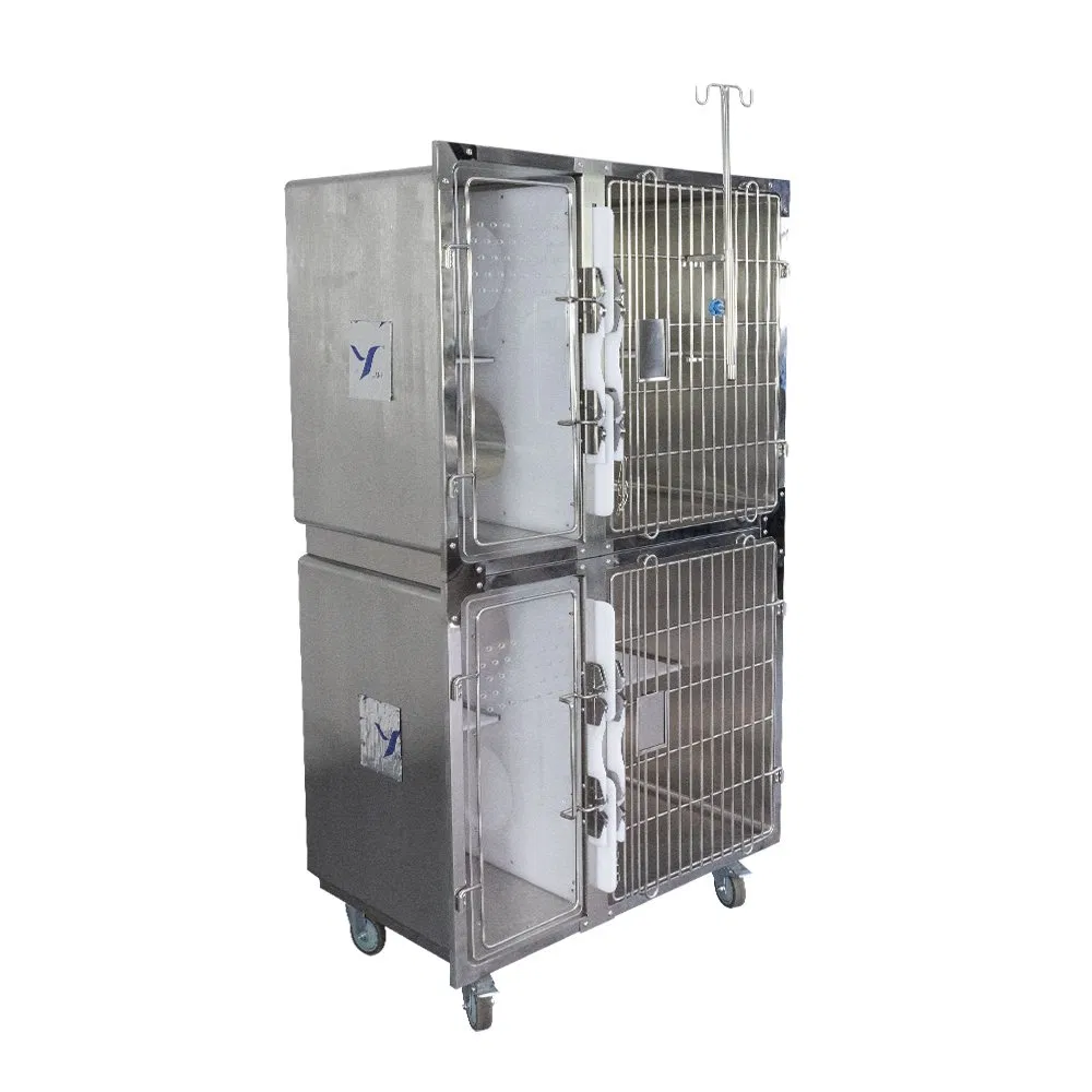 Veterinary Hospital Cage for Dogs and Cats ICU Cage for Pet Monitoring for Pet Hospitals and Veterinary Clinics