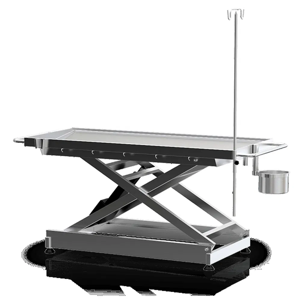 Professional Tilt Adjustable Stainless Steel Veterinary or Surgical Table for Animal Hospital