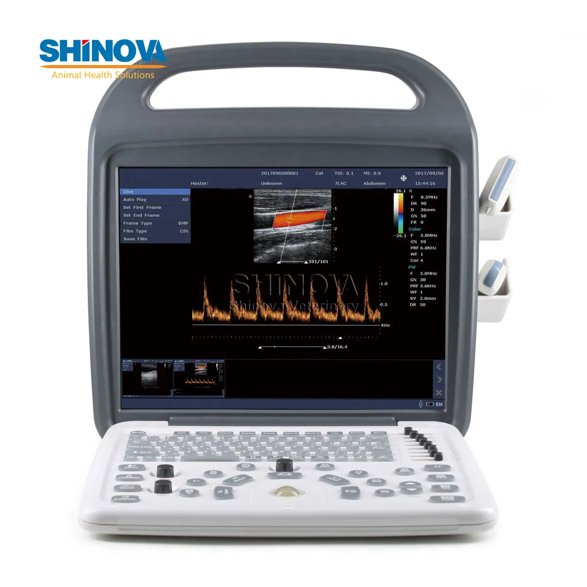 Shinova Portable Color Doppler Diagnostic Instrument for Veterinary Use
