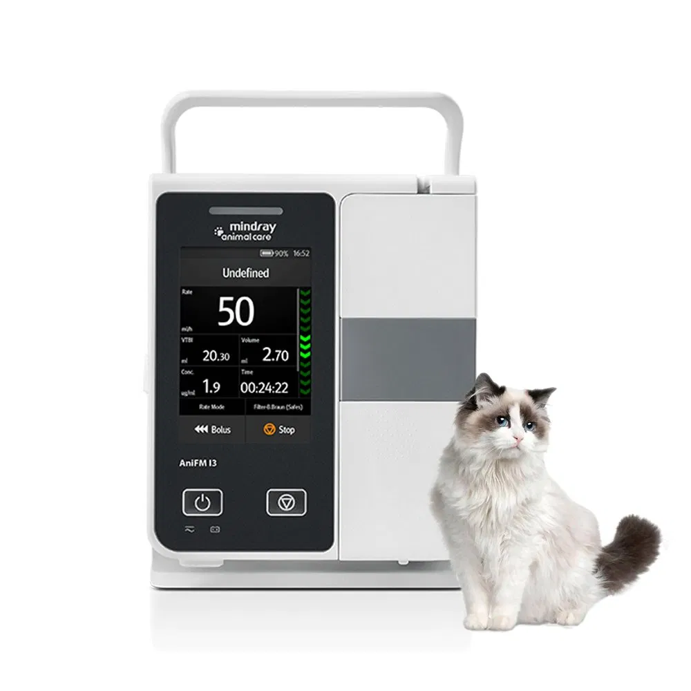 Mindray Anifm I3 Reusable Veterinary Infusion Pump Diagnosing Infusion Pump for Pet Dogs for Pet Operation