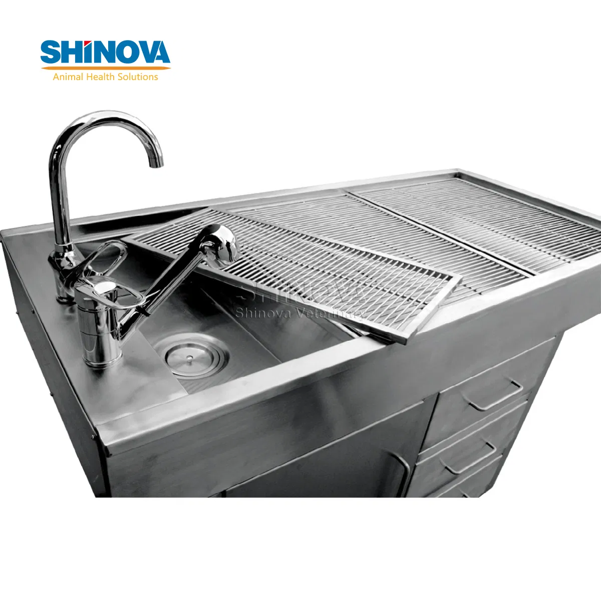 Veterinary Vet Pet Dog Surgical Disposal Instrument Table Stainless Steel Tub Table (TW-1)