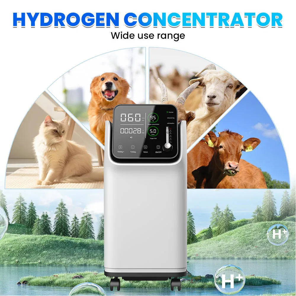 Portable 5 Liter Veterinary Oxygen Concentrator Animal Care