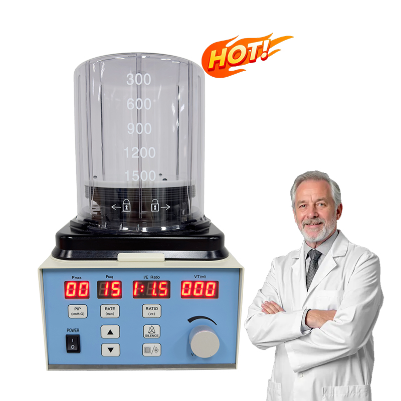 in-V Portable Reusable Veterinary Anesthesia Ventilator Machine Surgical Use