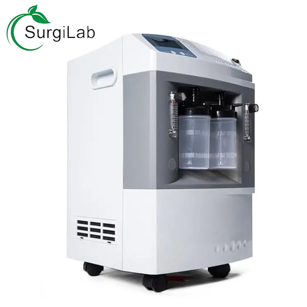 Veterinary Medical 5L 10L Oxygen Concentrator with Double Flow Bottle