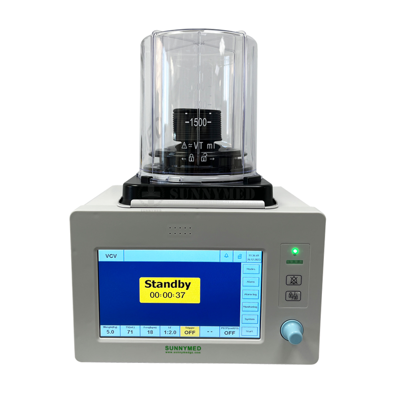 Sy-W006-3_W High Quality Portable Veterinary Anesthesia Machine Match Ventilator