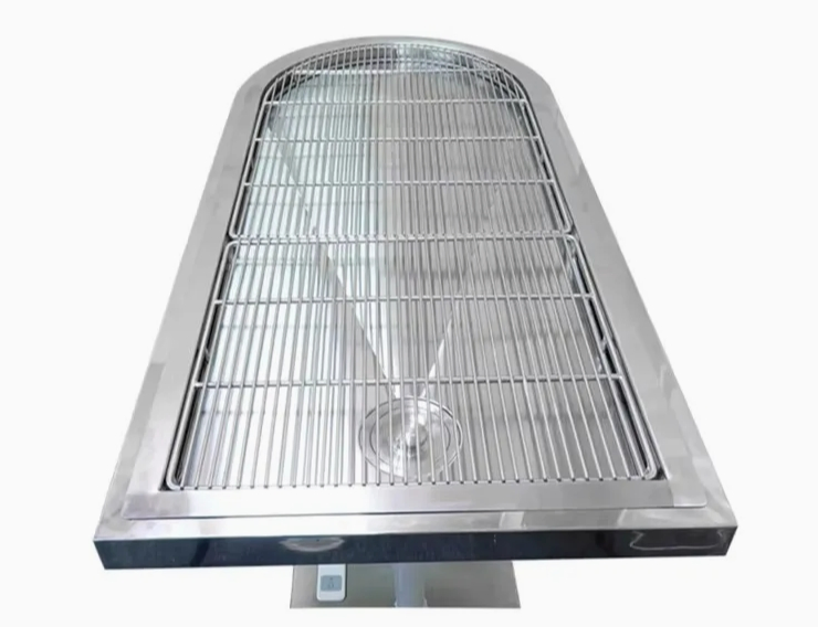 Animal Hospital Clinic Stainless Steel Veterinary Examination Table