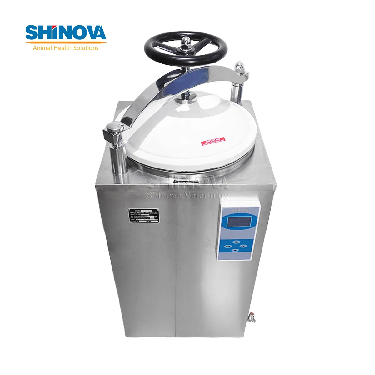 High Pressure Autoclave Machine 100L Vertical Steam Sterilizer for Veterinary/ Medical Ms-V100d