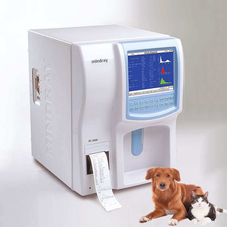 Mindray Bc-2800 Vet Blood Cell Counter Veterinary Fully Auto 3-Part Hematology Analyzer for Pet Hospital