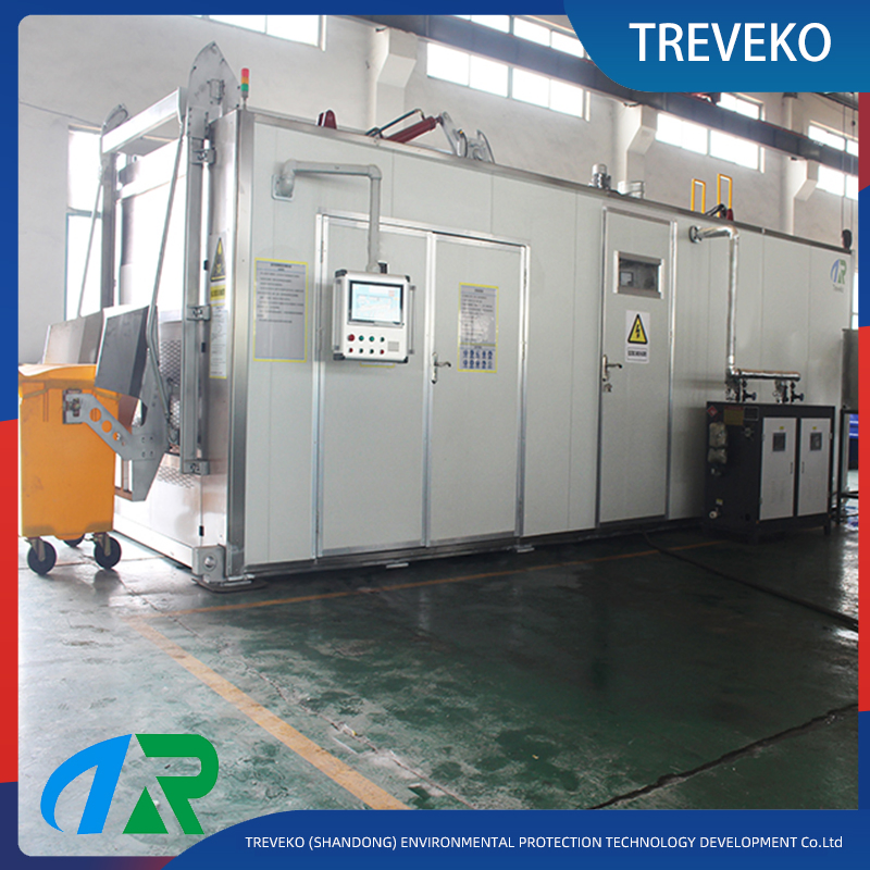 Veterinary-Grade Fixed Microwave Equipment for Sterilization of Contaminated Animal Bedding and Waste