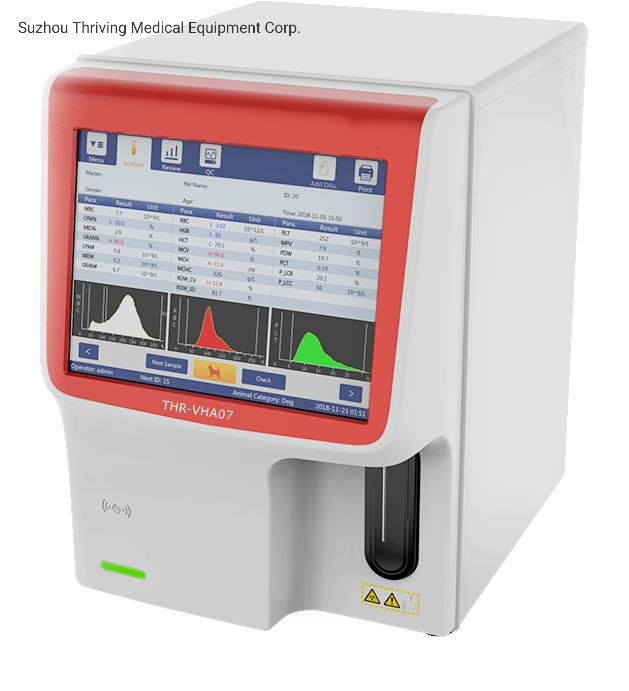 Analysis Veterinary Full Auto Hematology Analyzer Machine for Vet (THR-VHA07)