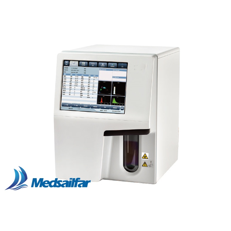 Multi-Language 5-Part Auto CE Blood Cell Counter Veterinary Hematology Analyzer