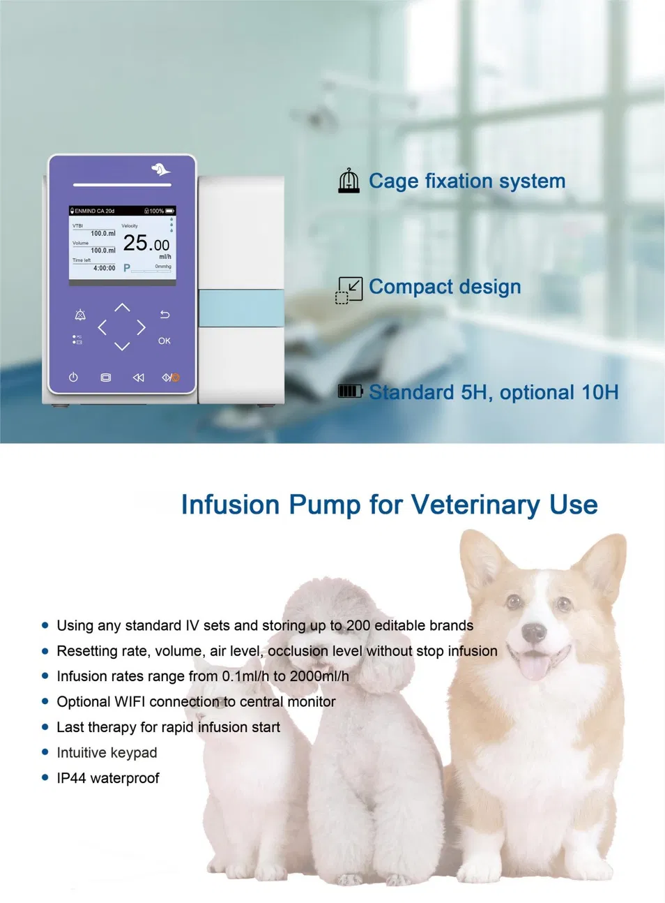 Veterinary Infusion Pump Detail