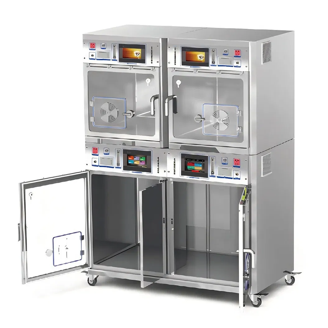 Pet Hospital Stainless Steel Veterinary Medical Animal Care Pet ICU Oxygen Cage