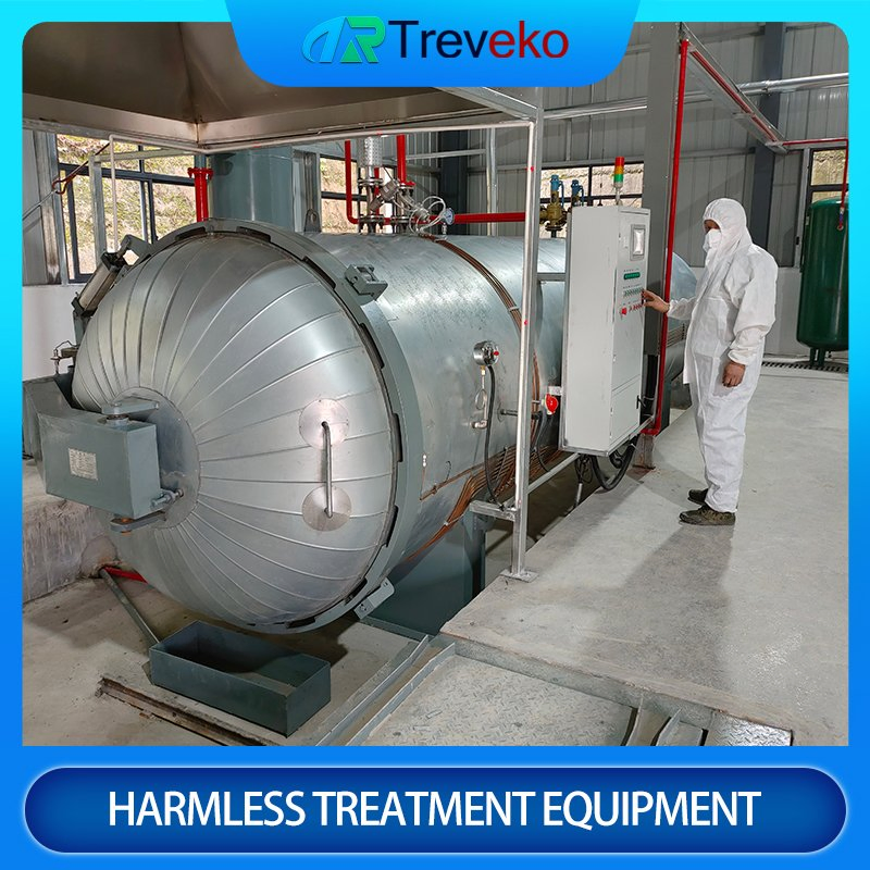 High-Capacity Steam Disinfection Sterilizer for Bulk Veterinary and Solid Healthcare Waste Treatment