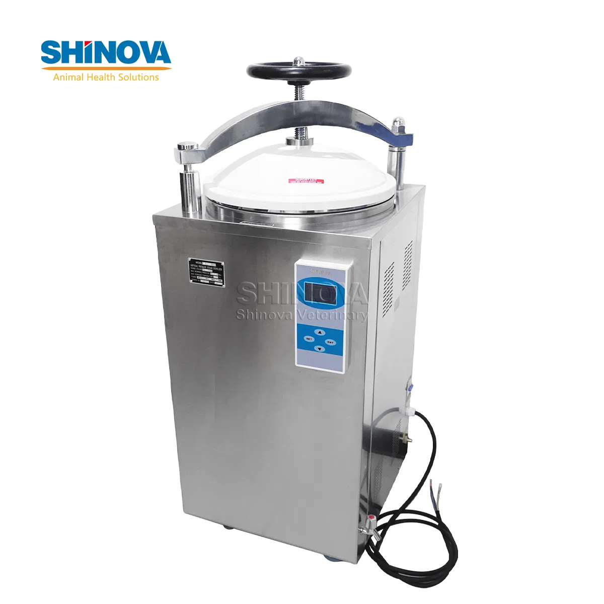High Pressure Autoclave Machine 100L Vertical Steam Sterilizer for Veterinary/ Medical Ms-V100d