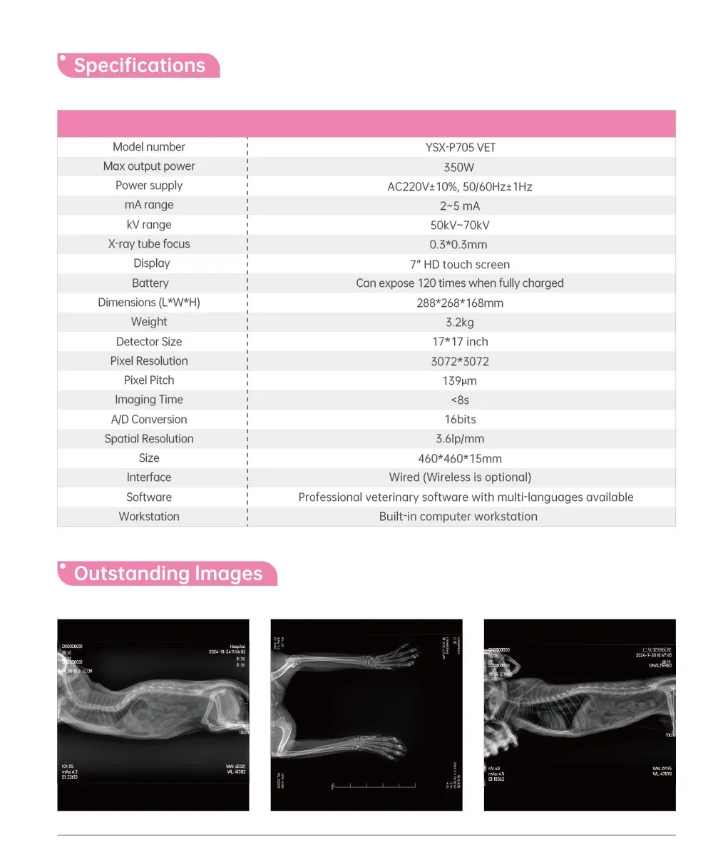 Veterinary Mini Handheld Digital X-ray Machine View 2