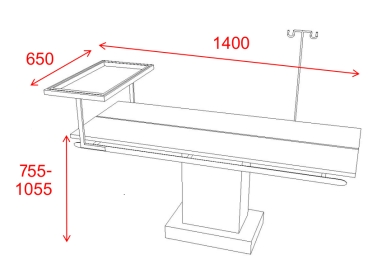 High Quality Veterinary Operating Table Adjustable Angle V Top Pet Dog Examination Table