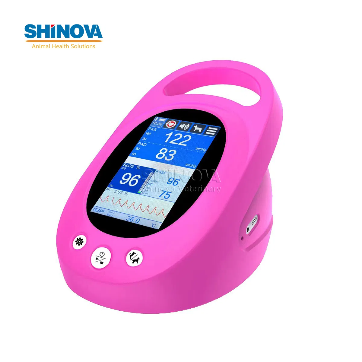 Vet Multi-Parameter Veterinary Patient Monitor Medical Equipment Surgery Hospital Animal Monitor Blood Pressure Veterinary Blood