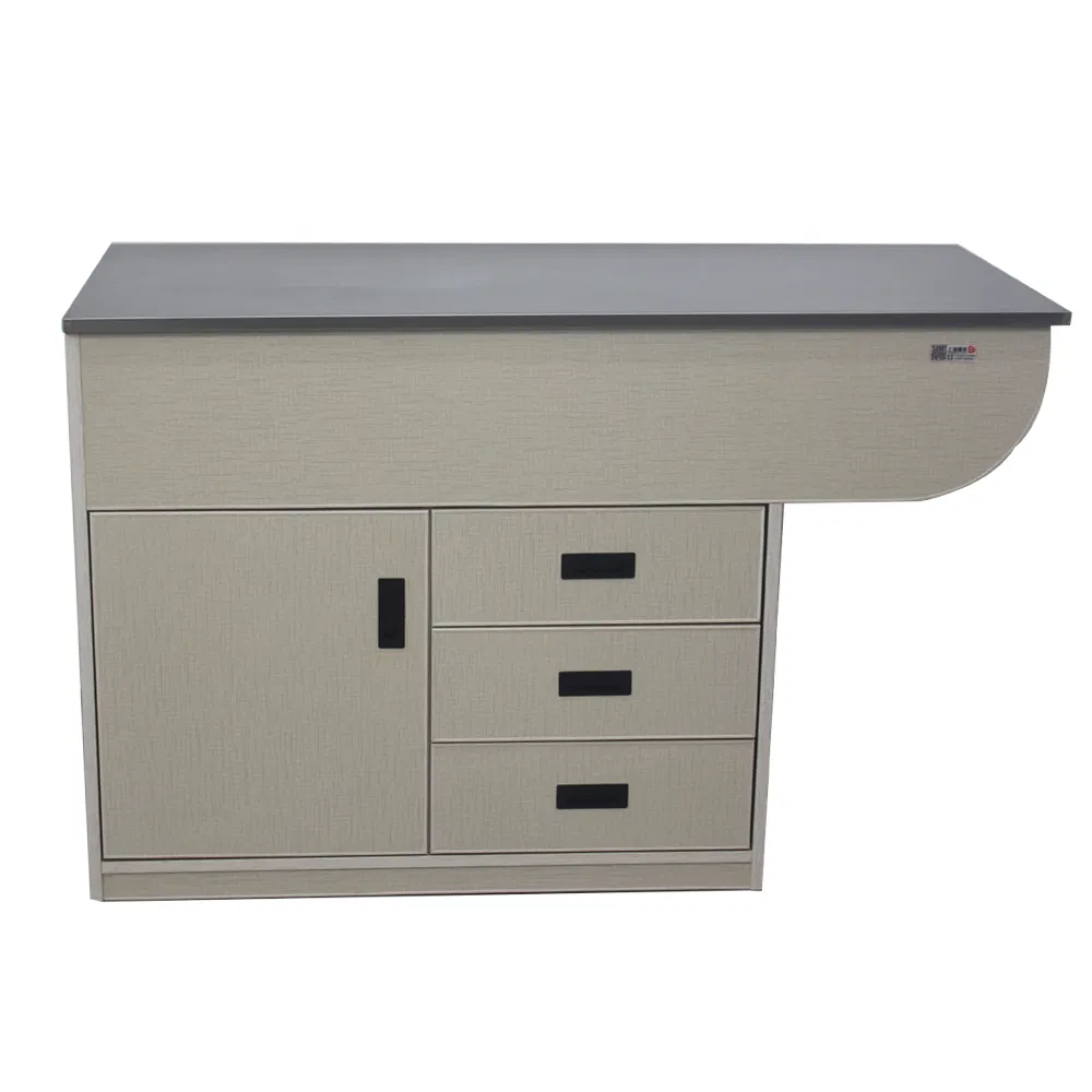 Veterinary Disposal Examination Table Dry Wood Frame for Pet Vet Hospital Operating Room Clinic