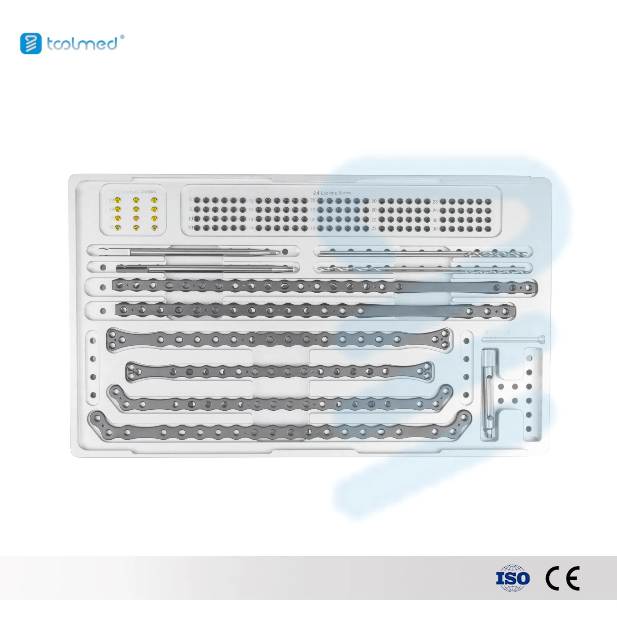 2.4 Head Locking Plate Instrument Kit Orthopedic Surgical Instruments for Pet Diagnostics and Treatment
