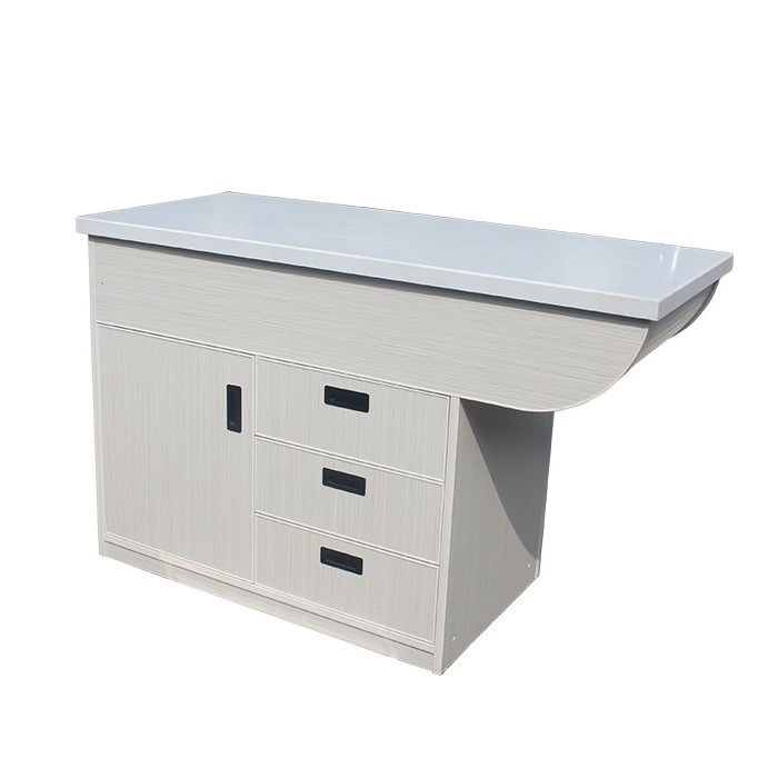 Veterinary Disposal Examination Table Dry Wood Frame for Pet Vet Hospital Operating Room Clinic