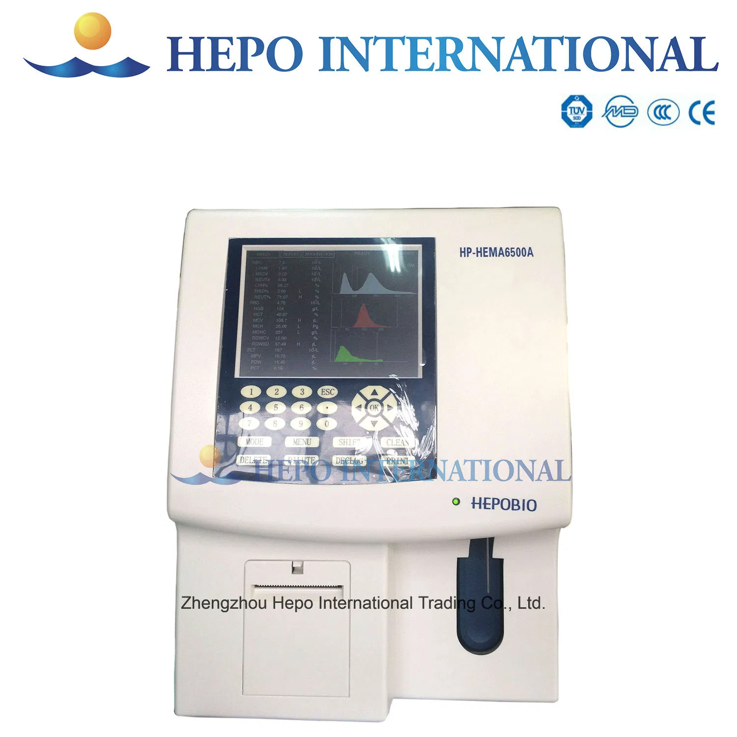 Veterinary Hospital Equipment 3-Part Full Auto Hematology Analyzer Blood Analyzer