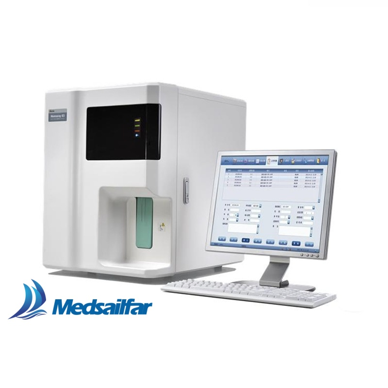 Multi-Language 5-Part Auto CE Blood Cell Counter Veterinary Hematology Analyzer