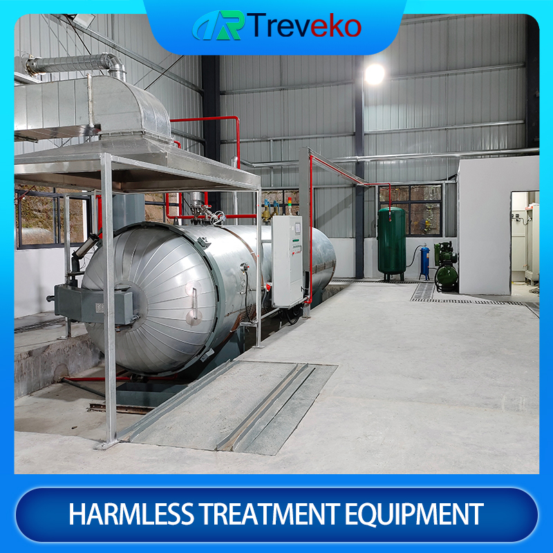 High-Capacity Steam Disinfection Sterilizer for Bulk Veterinary and Solid Healthcare Waste Treatment