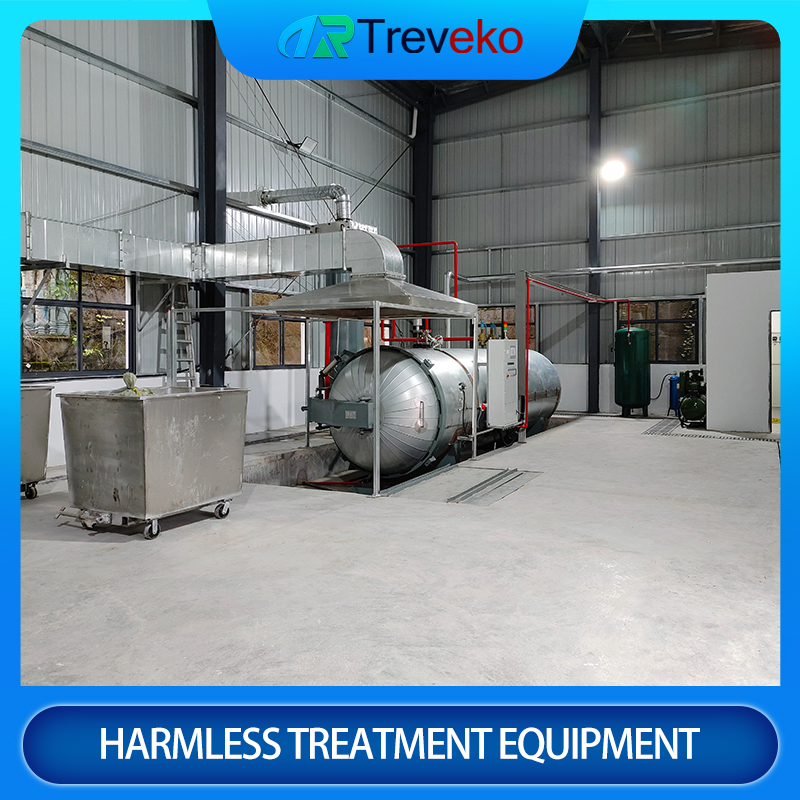 High-Capacity Steam Disinfection Sterilizer for Bulk Veterinary and Solid Healthcare Waste Treatment