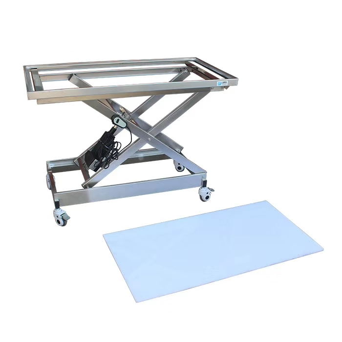 Stainless Steel Electric Lifting Veterinary Clinic Table Pet Examination Table with Battery Tables