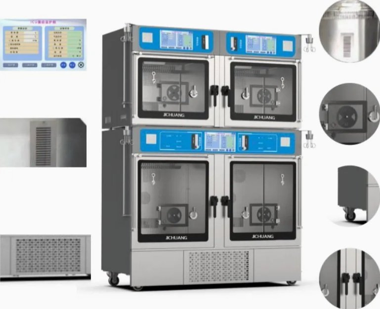 Hospital ICU Intensive Care Unit Stainless Steel Veterinary Cages Vet Oxygen Cage for Dog Cat