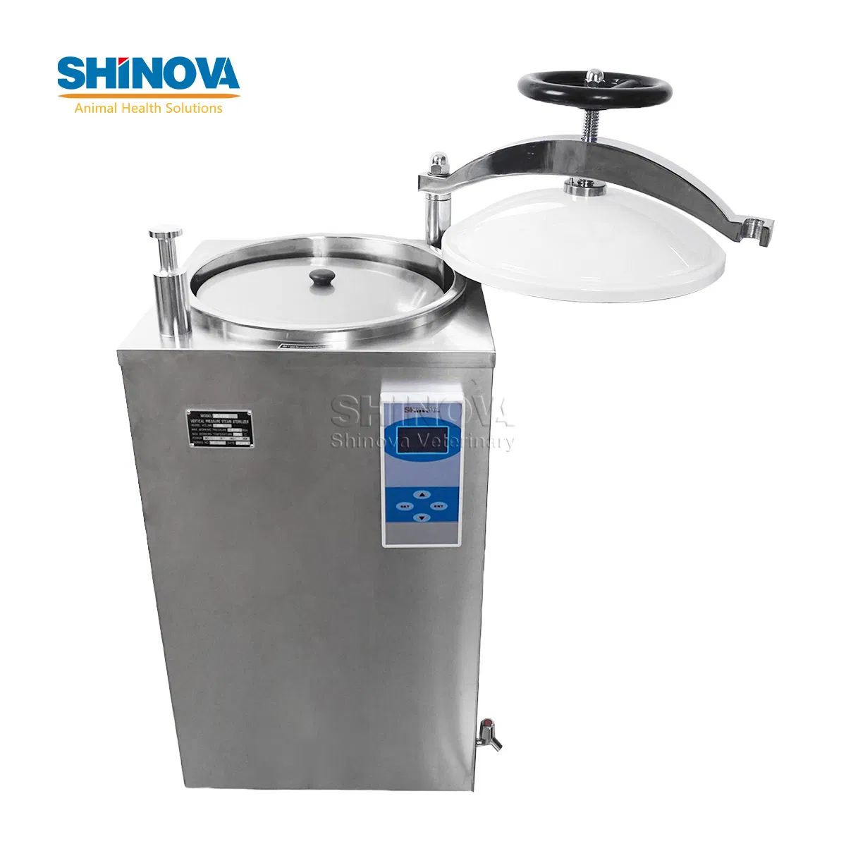 High Pressure Autoclave Machine 100L Vertical Steam Sterilizer for Veterinary/ Medical Ms-V100d