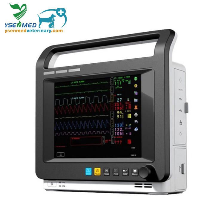 Yspm-A8V Veterinary Equipment Patient Monitor Medical Equipment