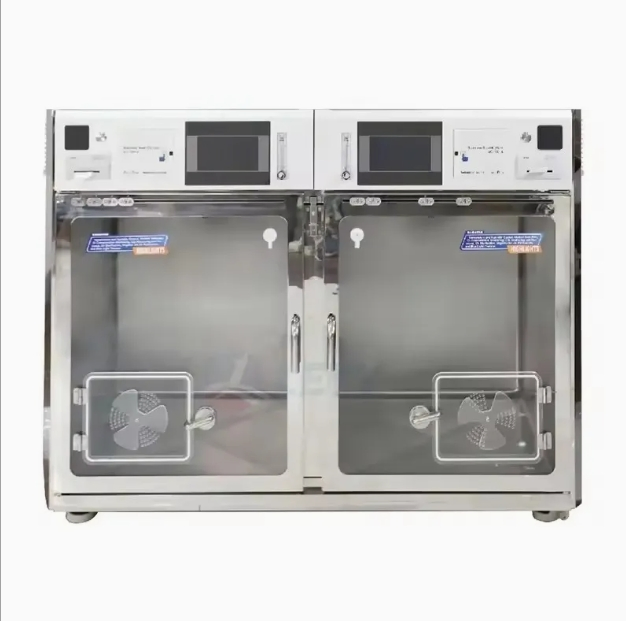 Dog Puppy Intensive Care Medical Clinic Stainless Steel Veterinary Incubator Intelligent Pet ICU Cage